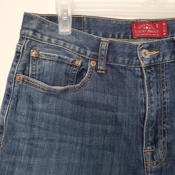 Lucky Brand Jeans Mens 32x30 Medium Wash Mid Rise 429 Classic Straight - Picture 7 of 16